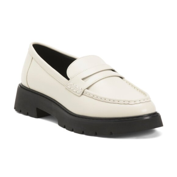 LUXURY REBEL Leather Rebecca Loafers - Picture 1 of 3
